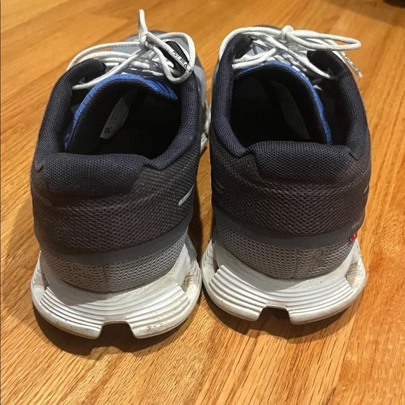 On Running Men's Black and Blue Athletic Shoes - Picture 4 of 5